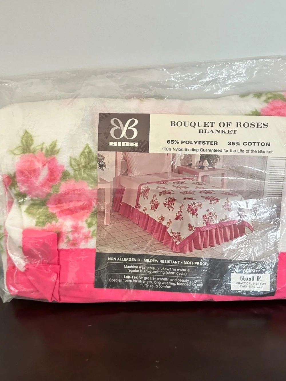 NEW Vintage Bibb Blanket 66